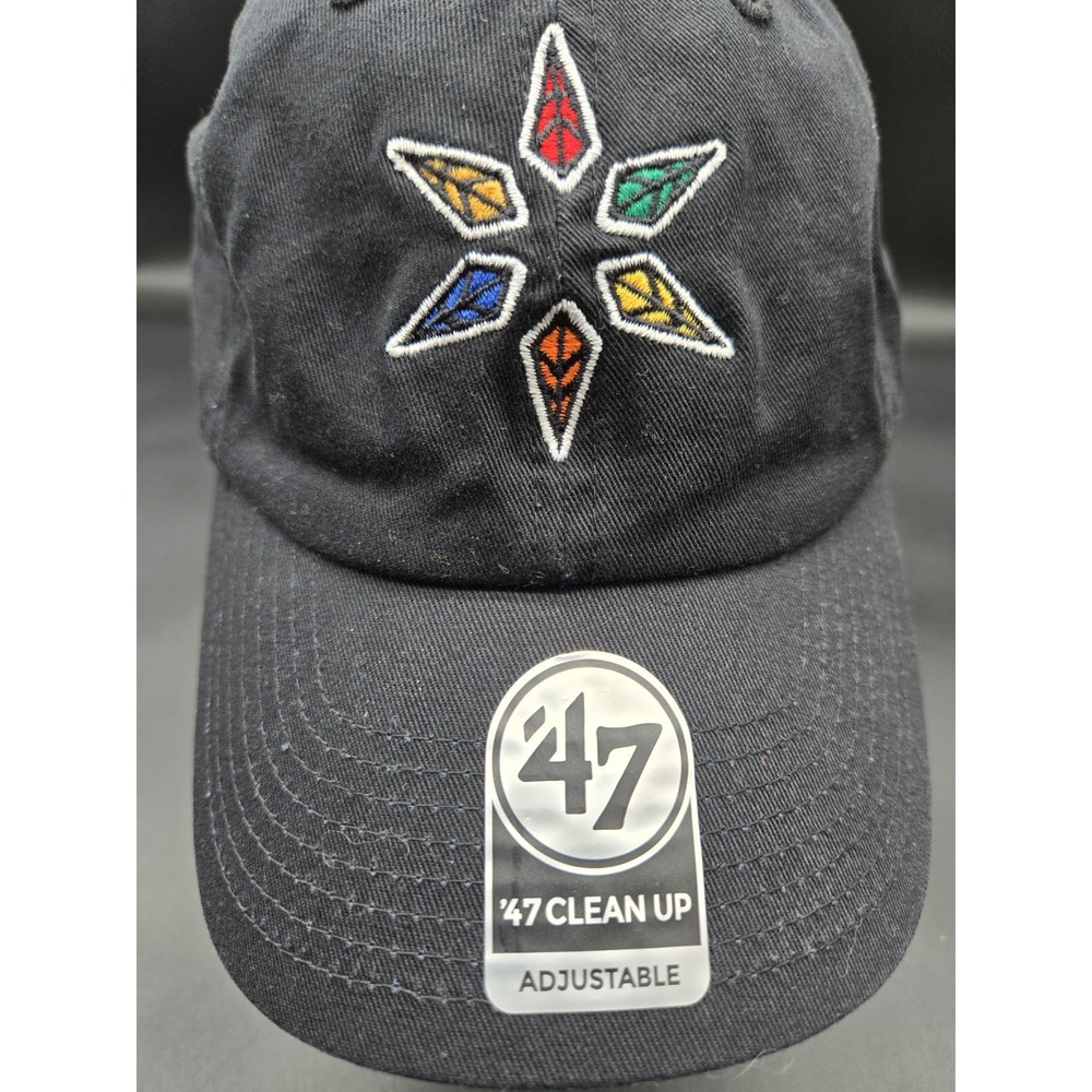 Chicago Blackhawks 47 Member Clean Up Hat Black Adjustable NHL H-NLRGW108GWS-BK